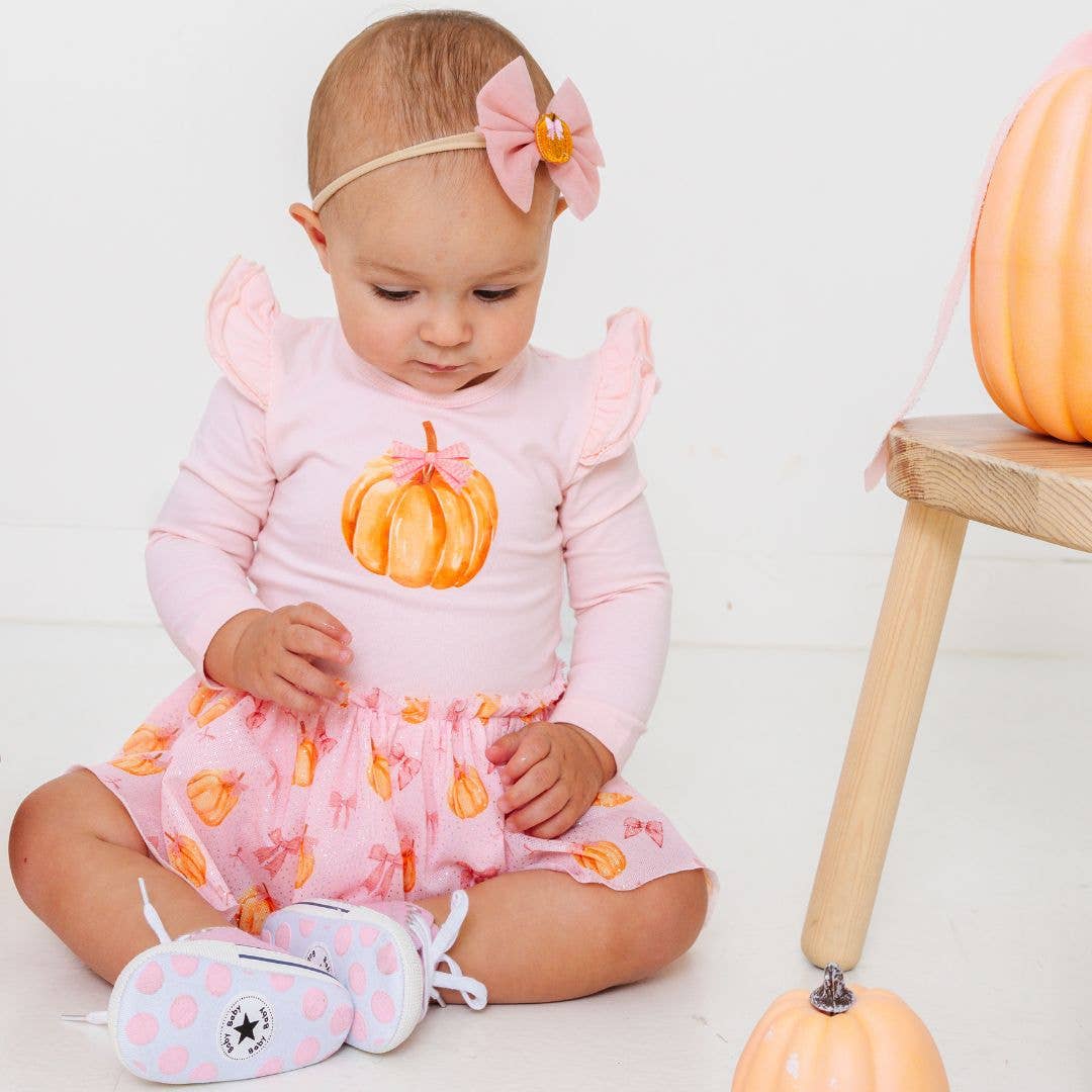 Coquette Pumpkin Tutu Bodysuit