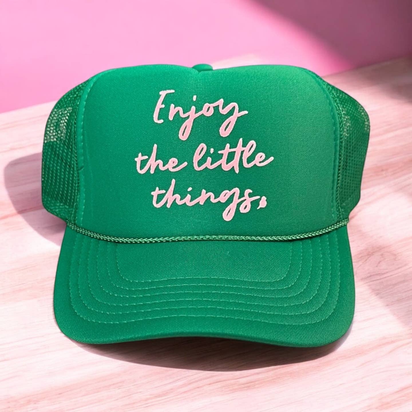 Enjoy the Little Things Trucker Hat