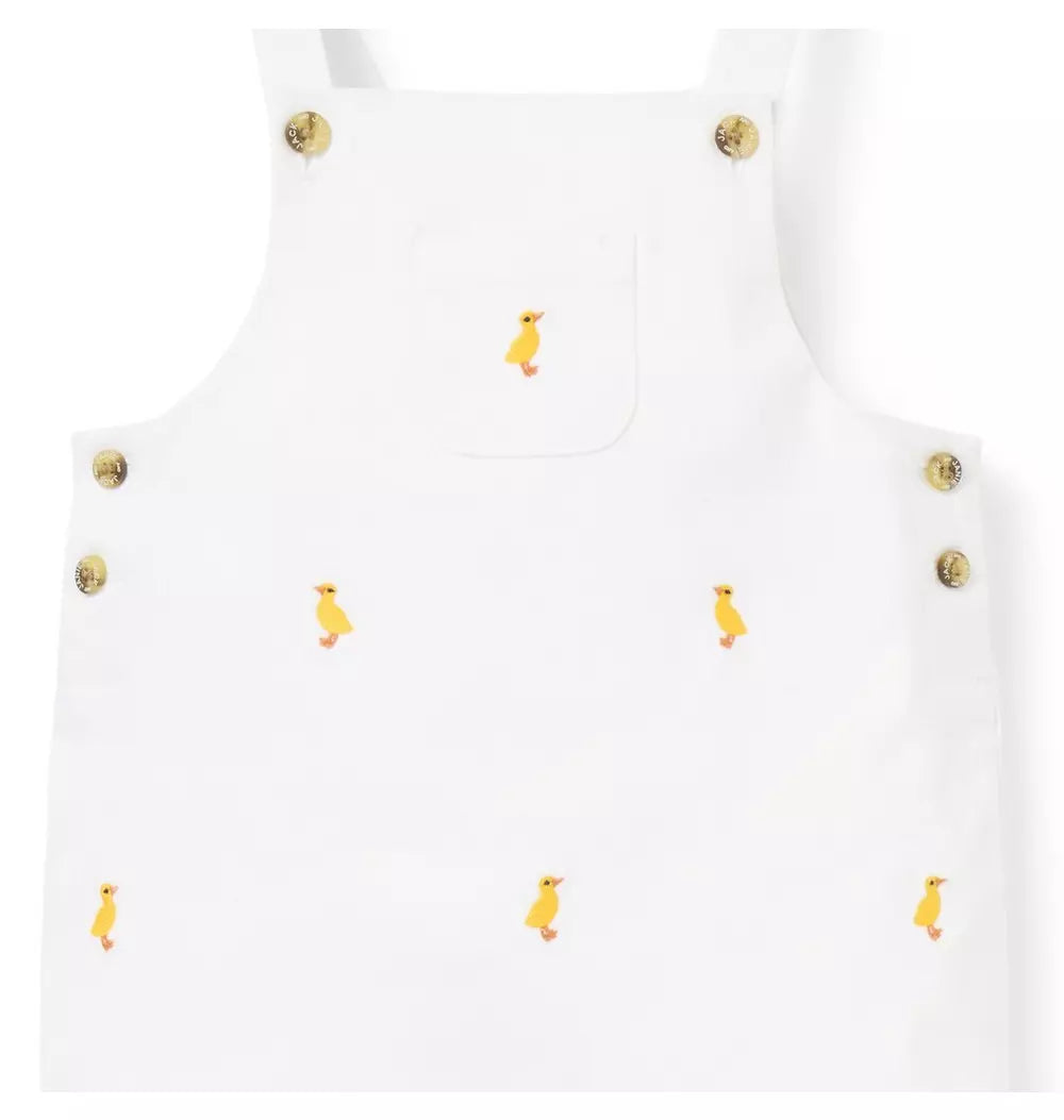 White Duckling Overalls