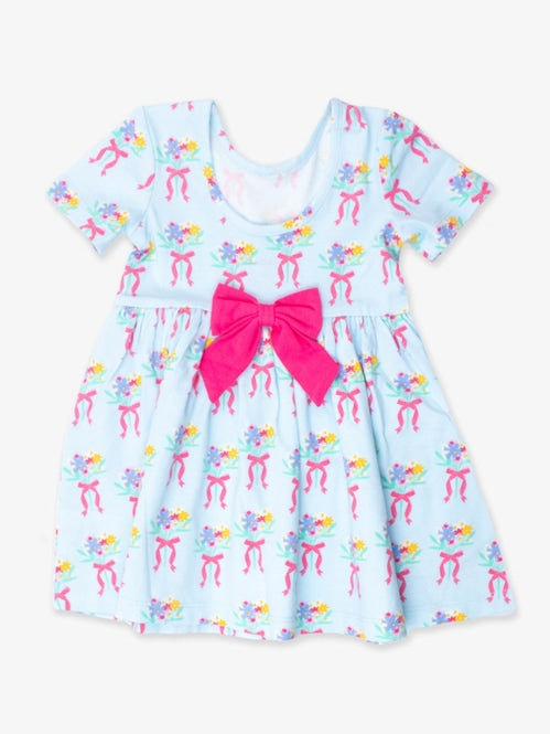 Bows & Bouquets Twirl Dress