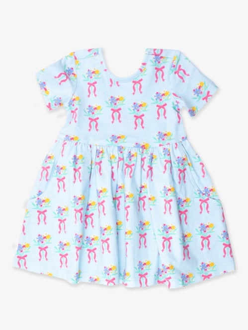 Bows & Bouquets Twirl Dress