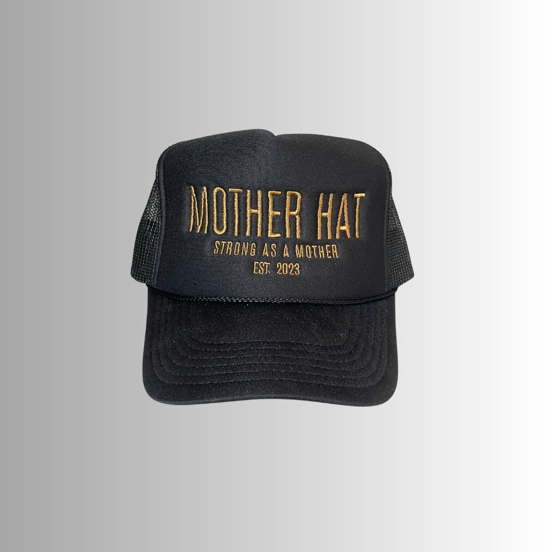 Mother Hat Trucker Hat - Black