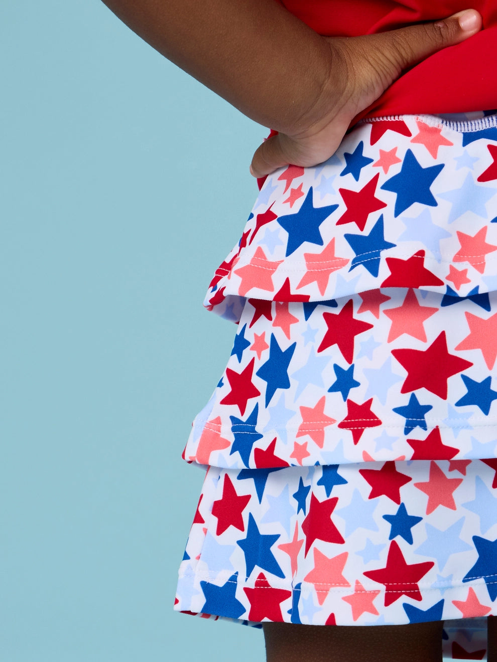 Star-Spangled Active Skort