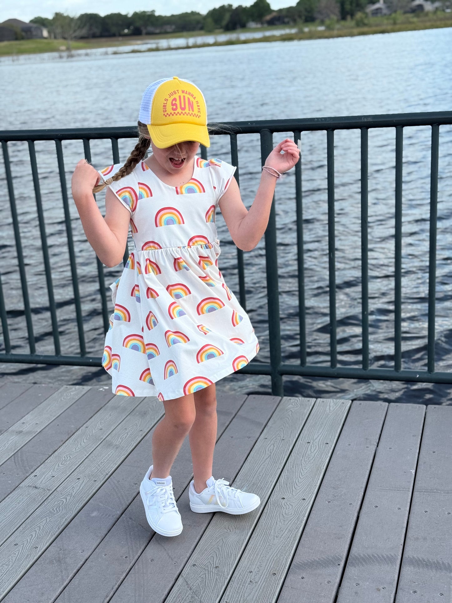 Let's Dance Pastel Rainbows Dress
