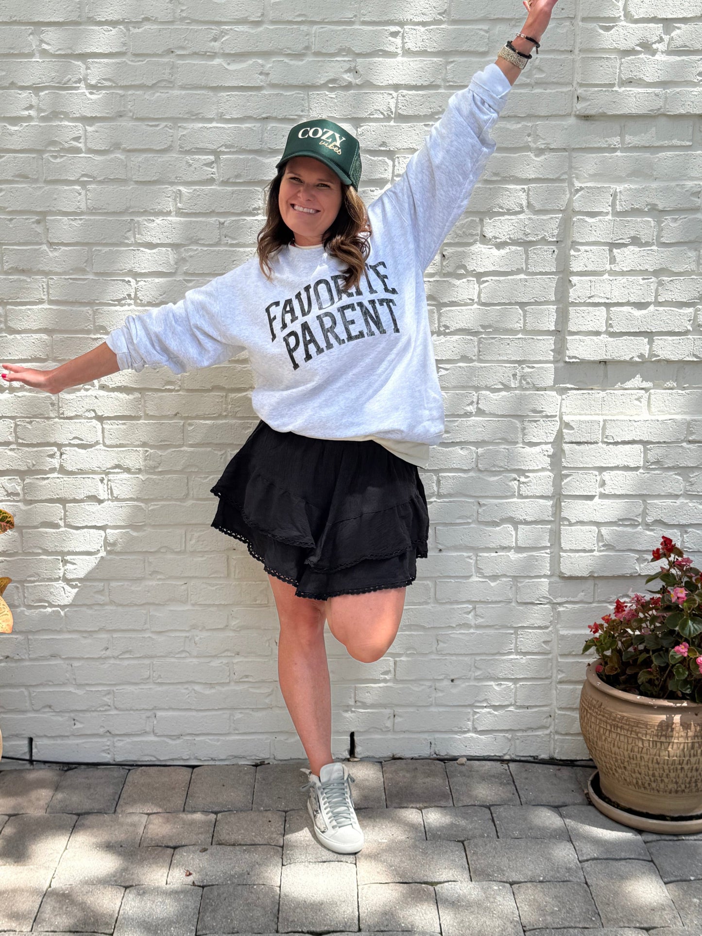 Favorite Parent Sweatshirt - Ash