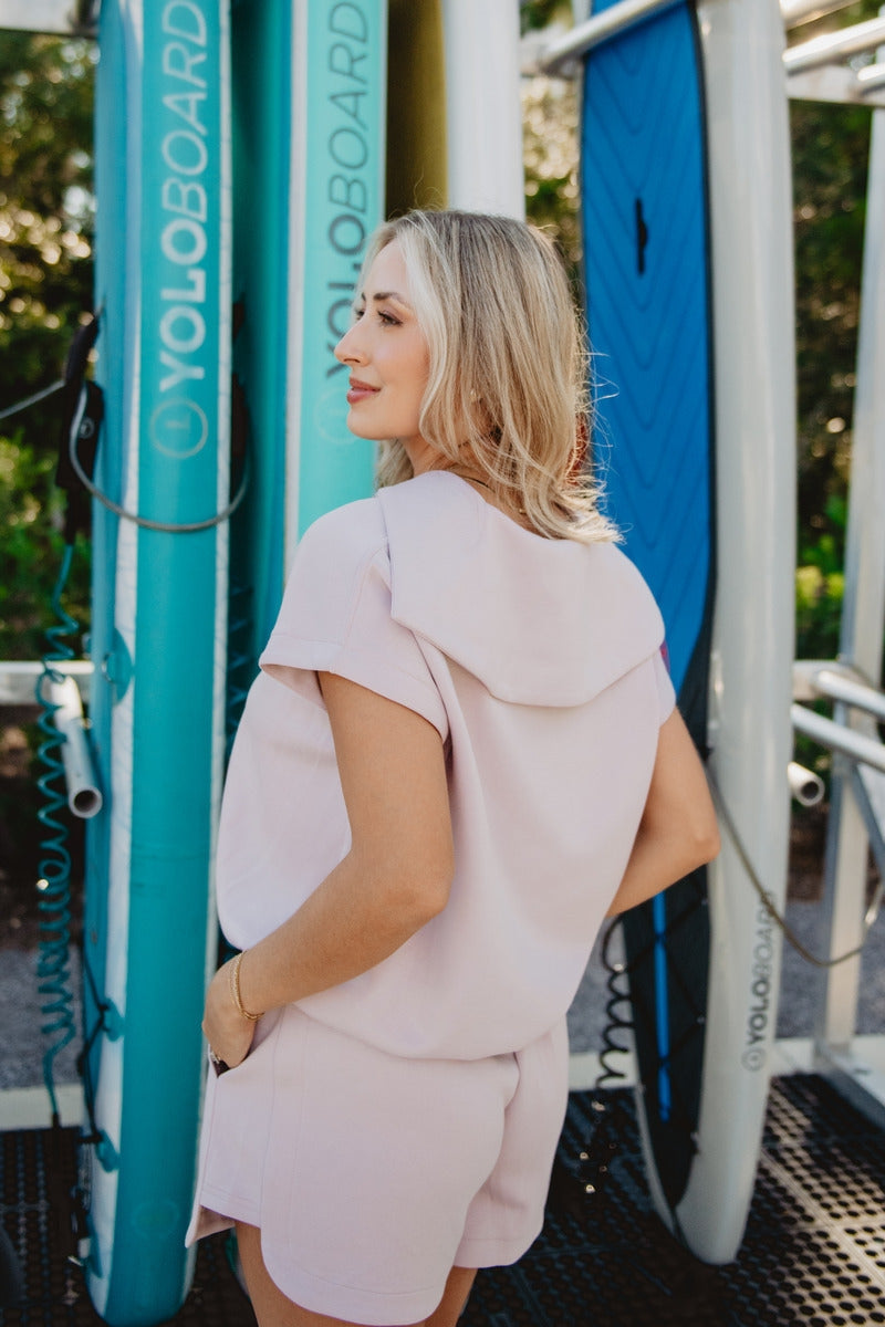 Women's Blush Scuba Set
