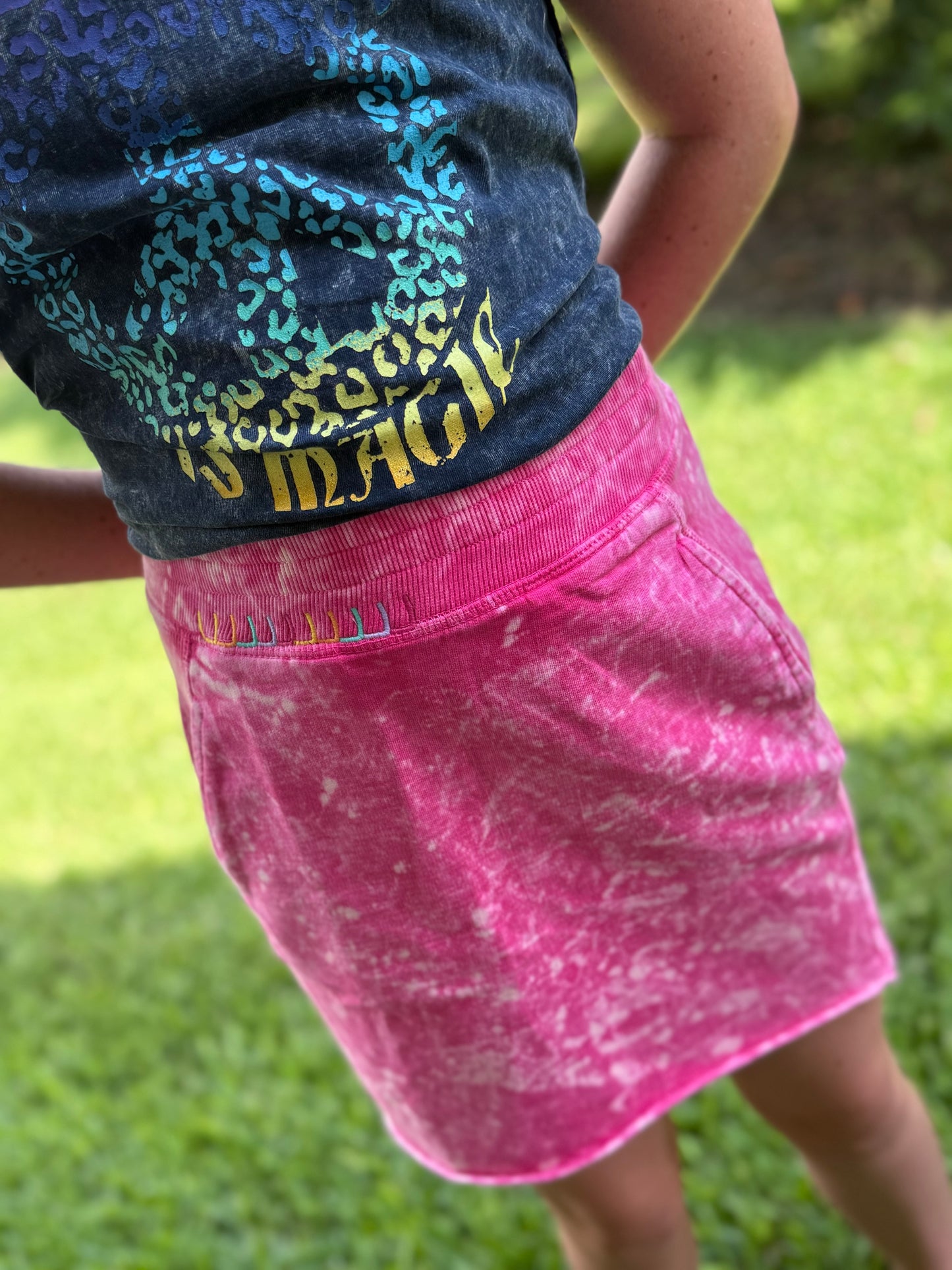Youth Magenta Pocket Skirt