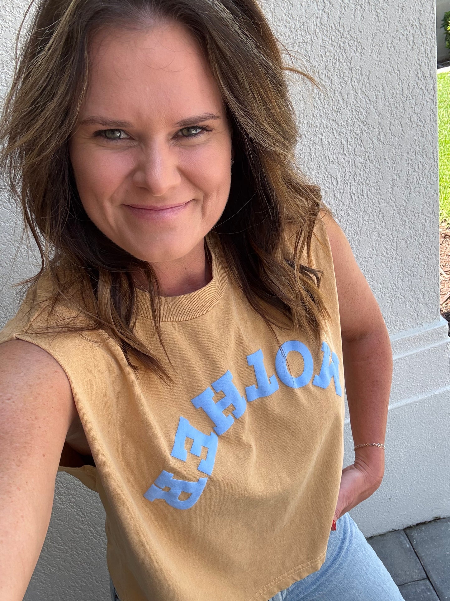 Upside-Down Puff Mother Muscle Tee