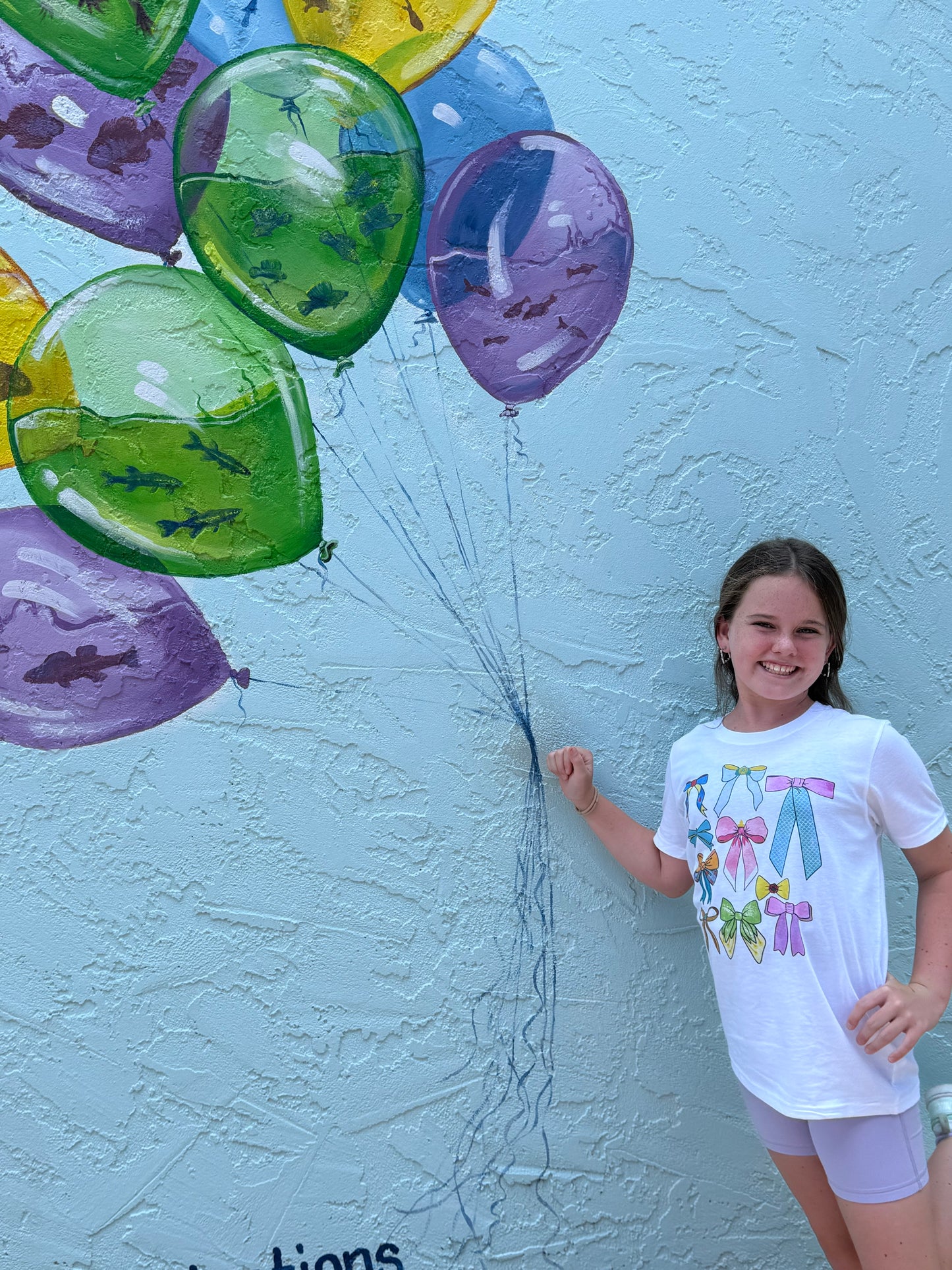 Princess Bow Collage Tee - Youth