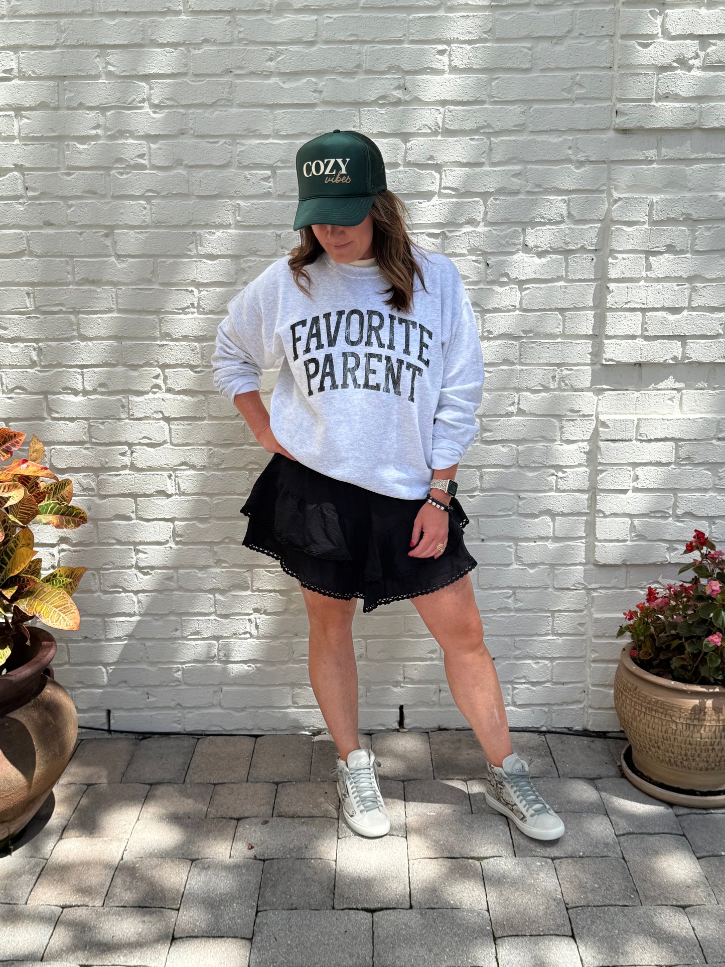 Favorite Parent Sweatshirt - Ash