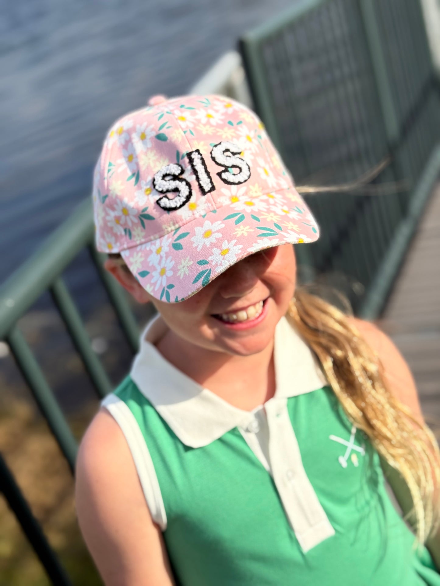Sis Baseball Hat - Daisy Floral