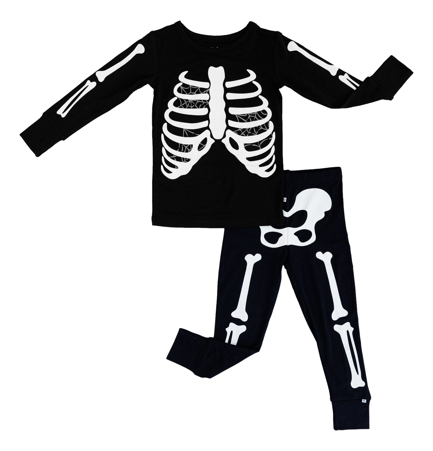 Bones Glow-in-the-Dark PJ - Grey Webs