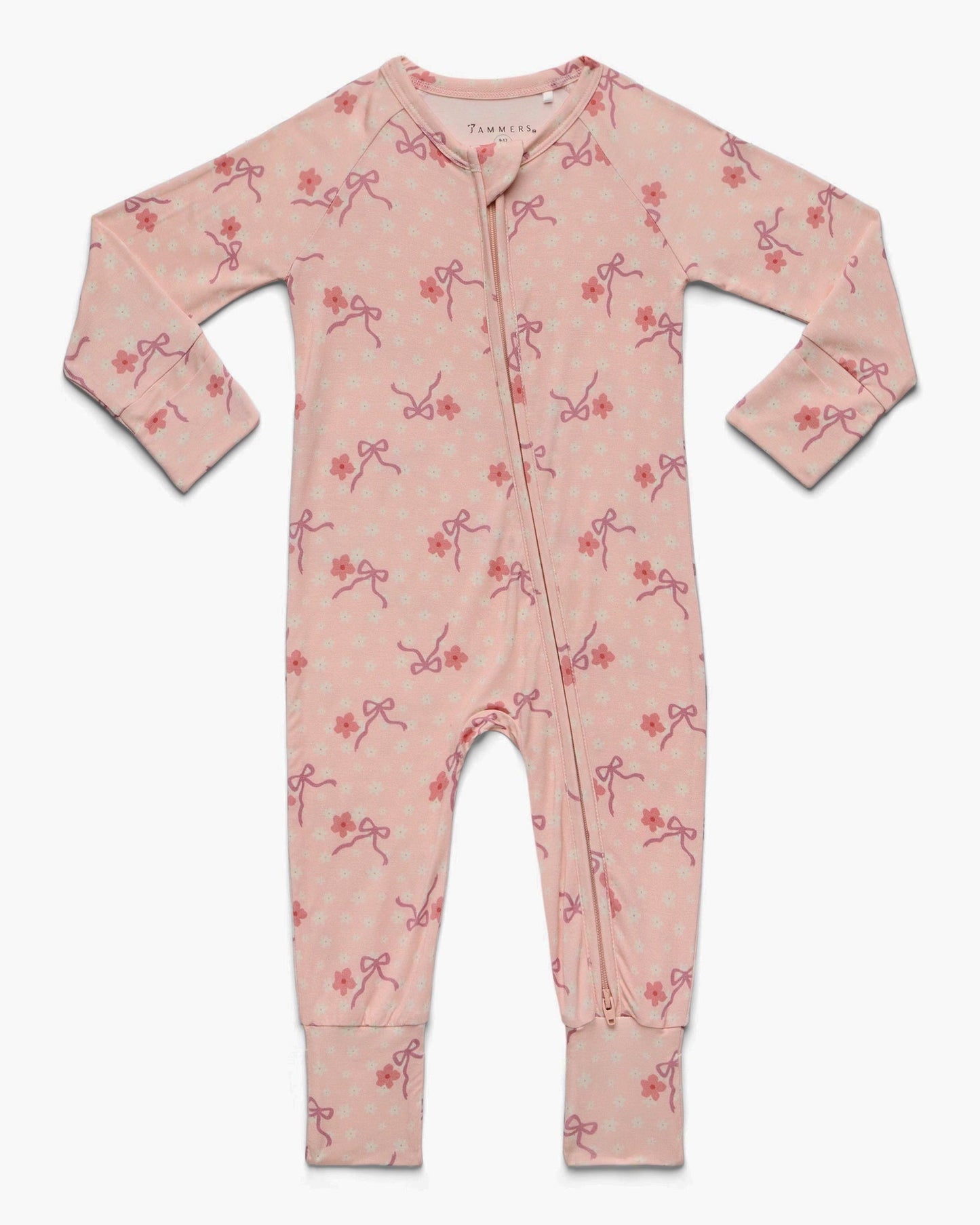 Disty Bow Zip Romper