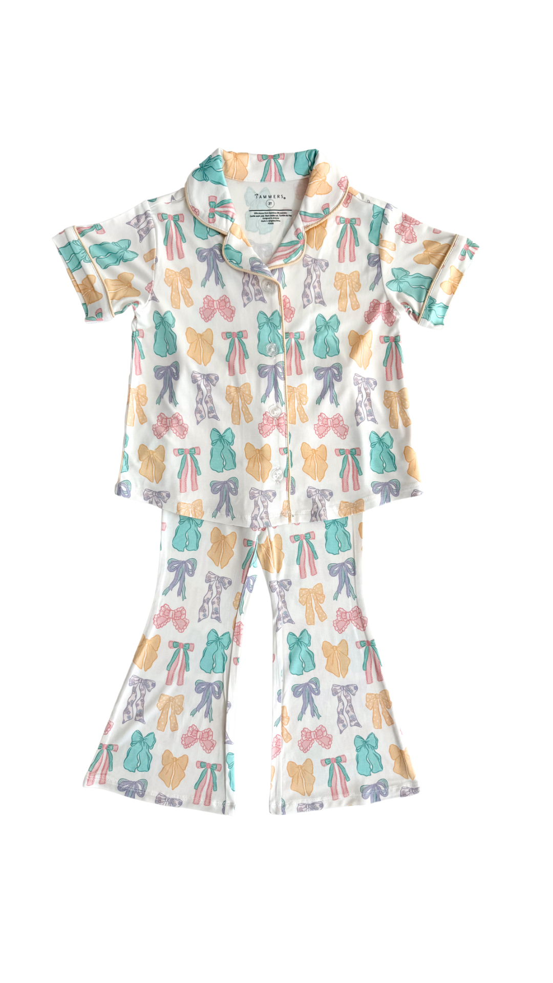 Easter Bows Button Up Flare Set