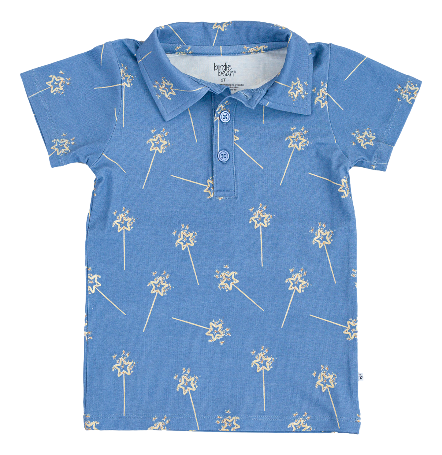 Sparkler Gold Foil Polo Shirt
