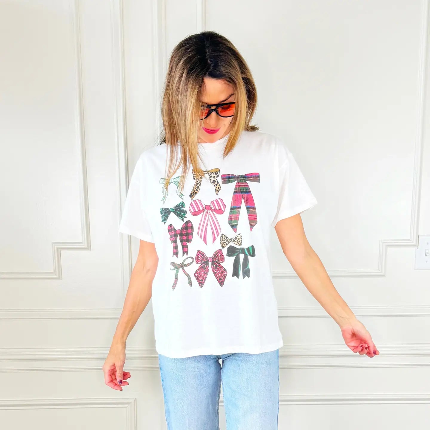 Holiday Bow Adult Tee