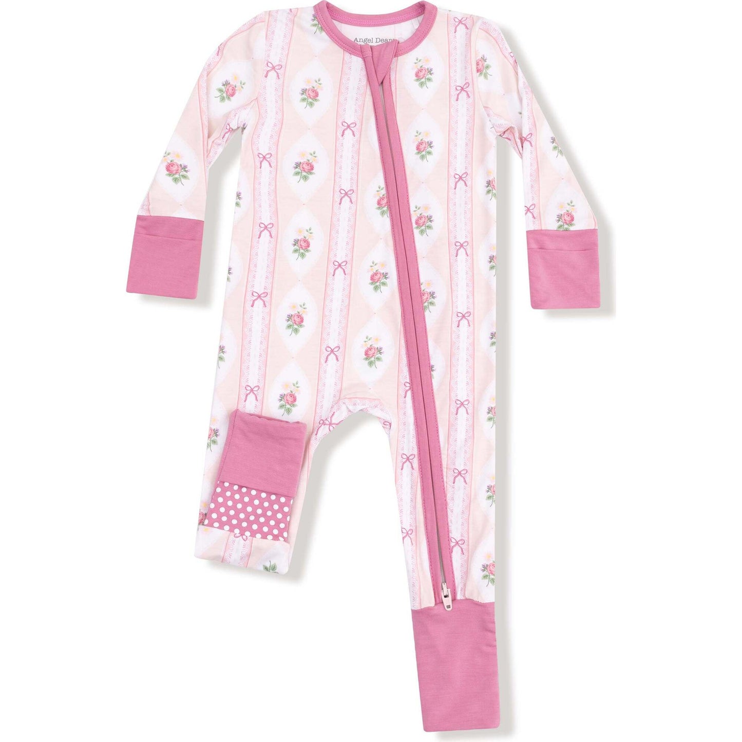 Ogee Lace Floral Zip Romper