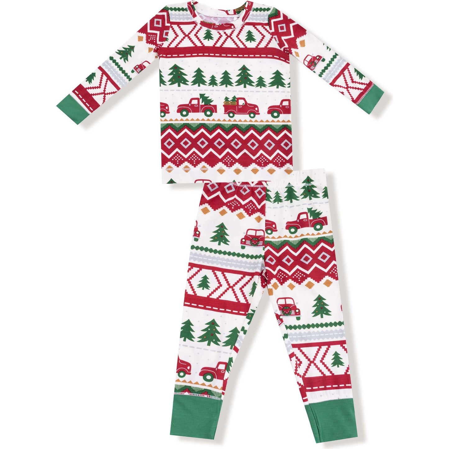 Red Truck Fair Isle Loungewear Set