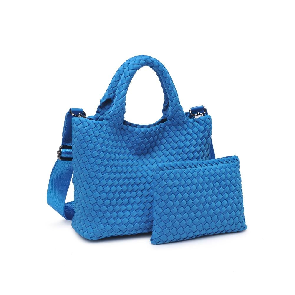 Sky's the Limit - Small Woven Neoprene Crossbody - Ocean