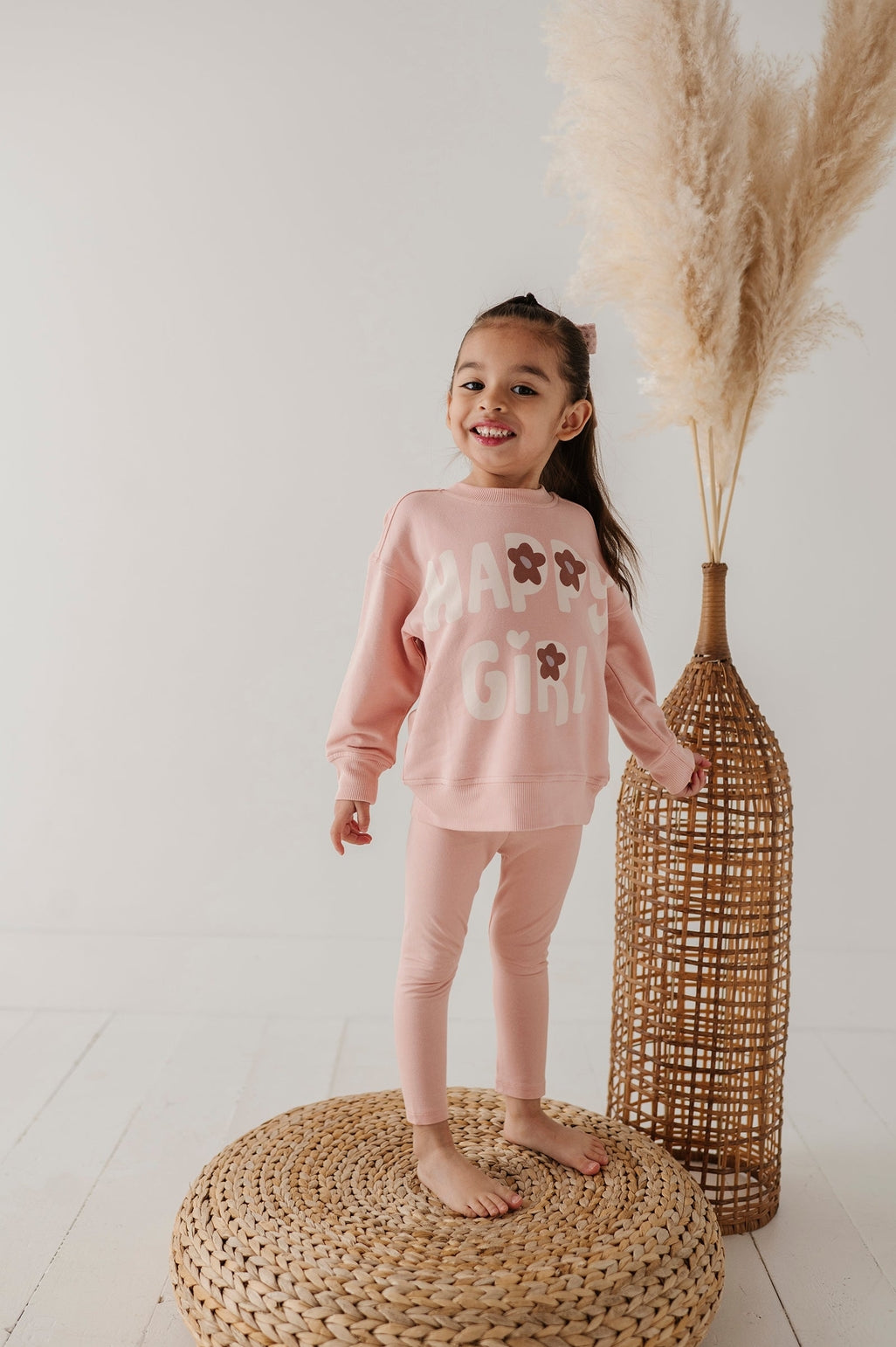 Misty Rose Basic Legging
