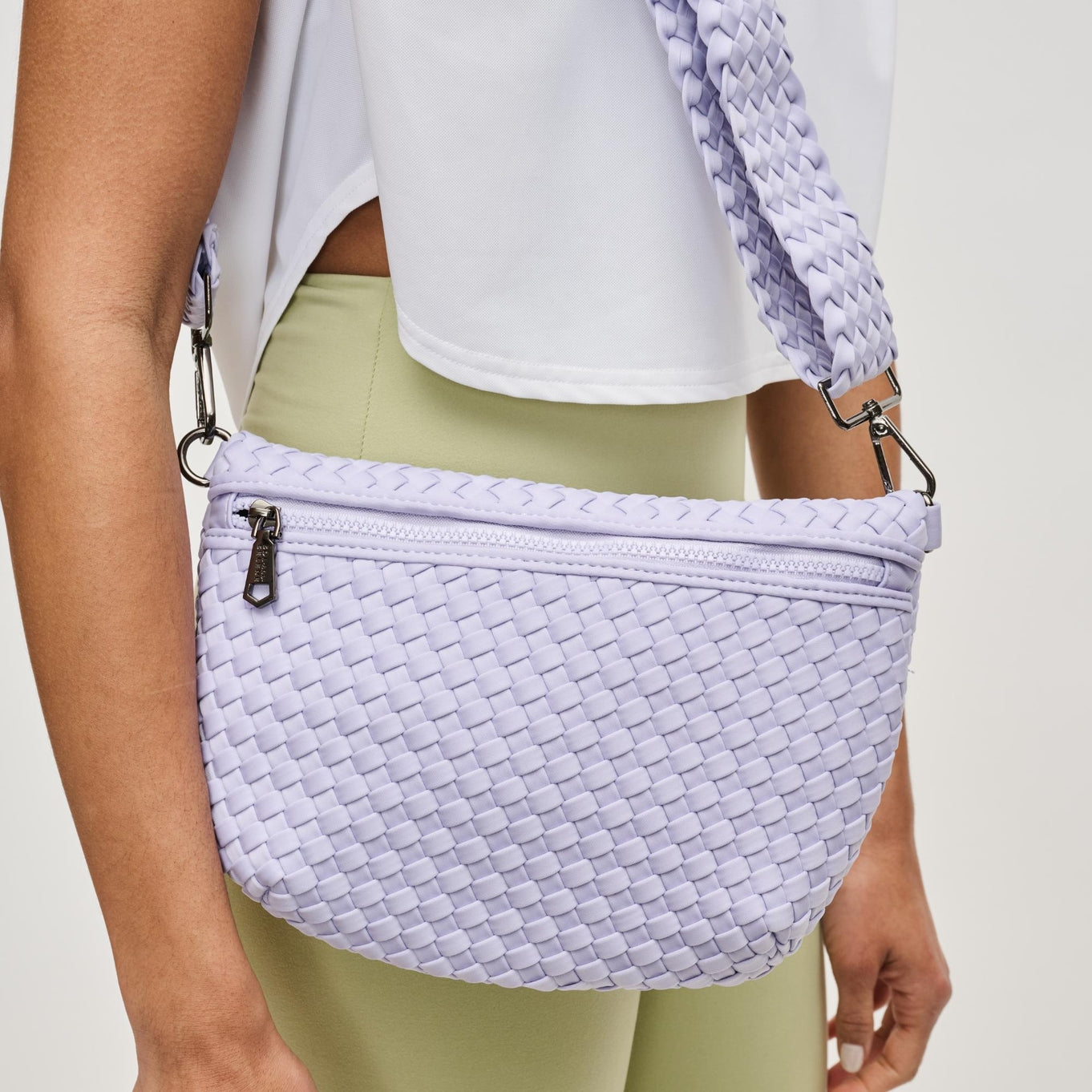 Woven Neoprene Crossbody Bag - Ethereal