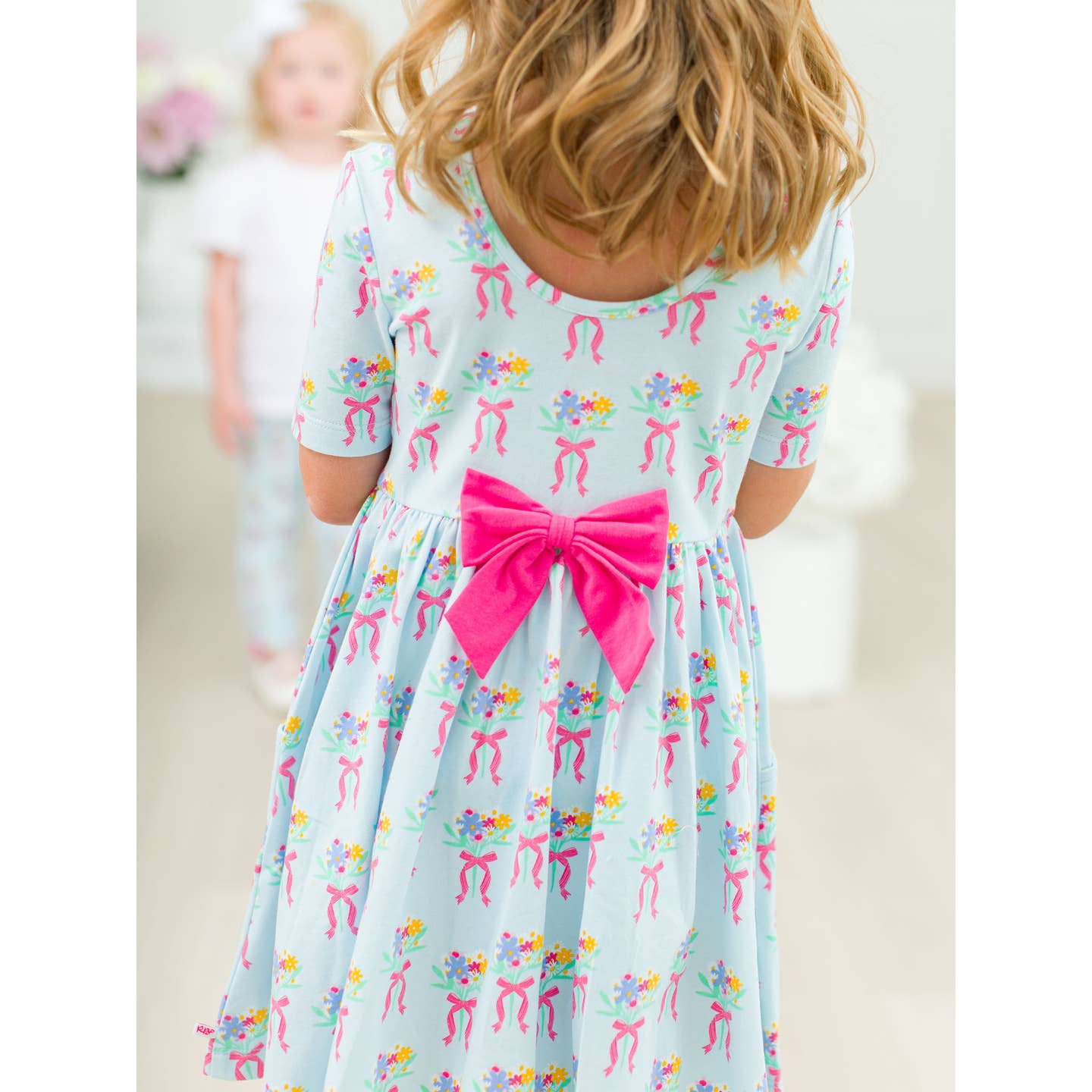 Bows & Bouquets Twirl Dress