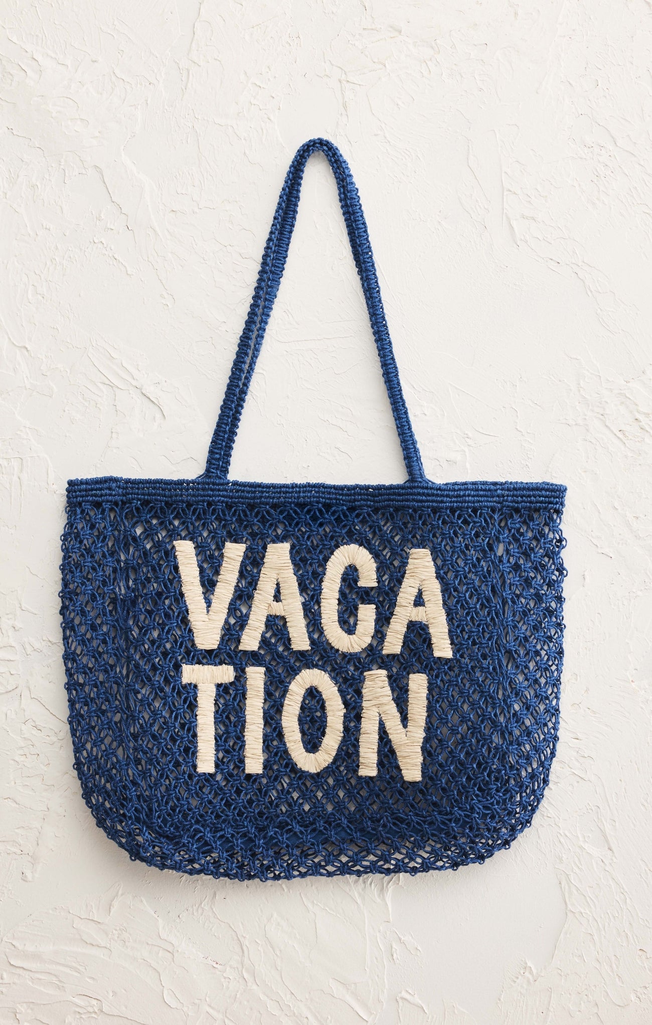 Vacation Woven Jute Tote