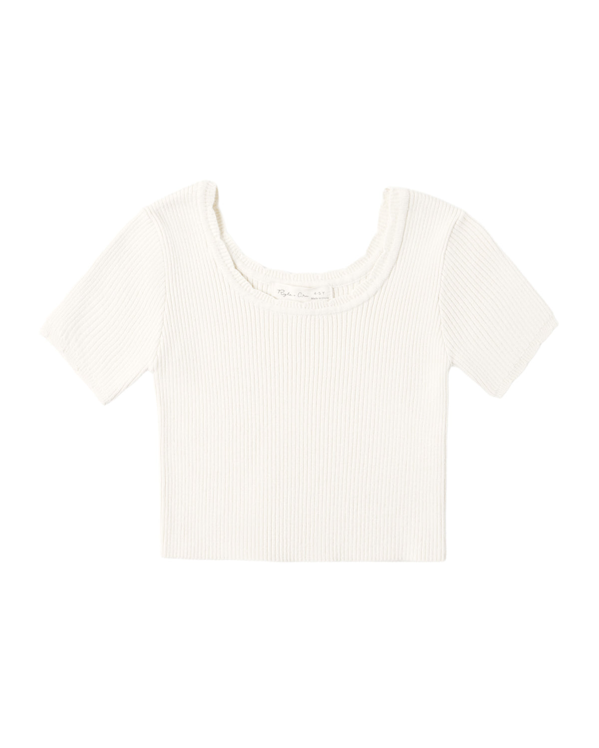 Scallop Tee Natural