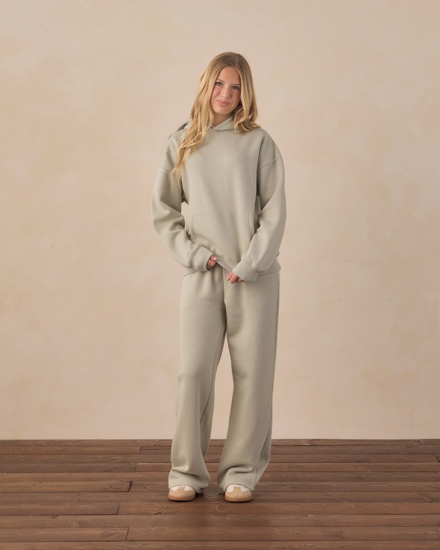 Teen Relaxed Hoodie Sage
