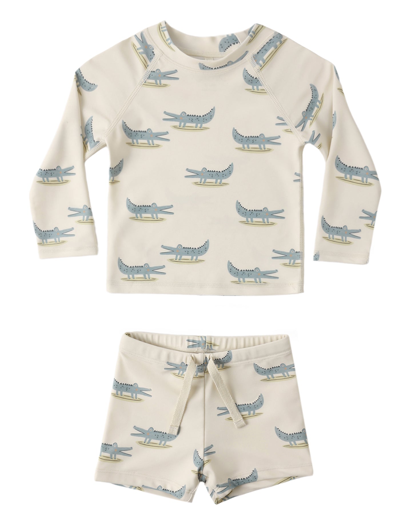 Alligators Boys Rashguard Swim Set