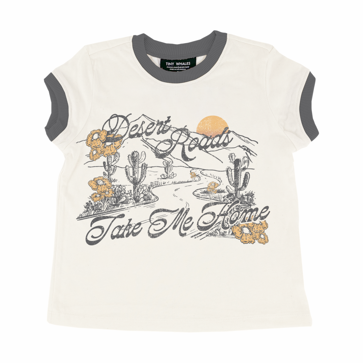 Desert Roads Ringer Tee