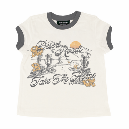 Desert Roads Ringer Tee