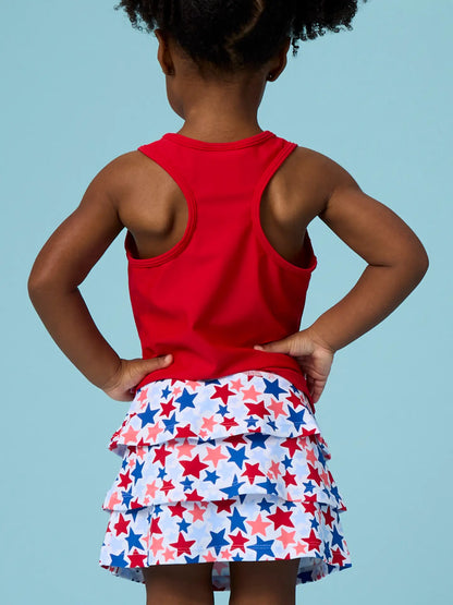 Star-Spangled Active Skort