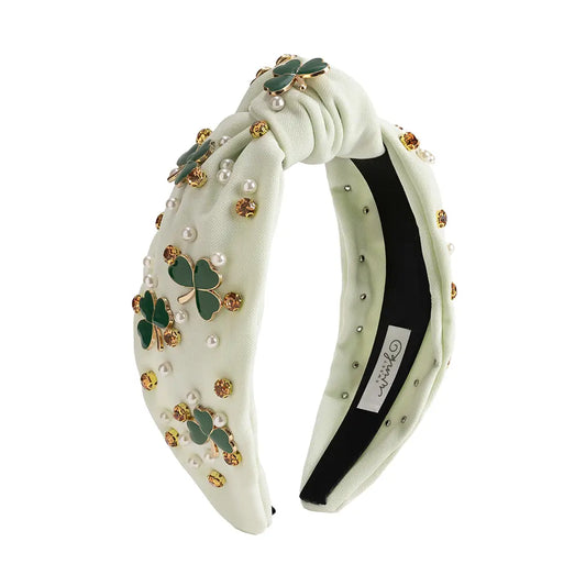 Shamrock Gemstone Headband - Youth