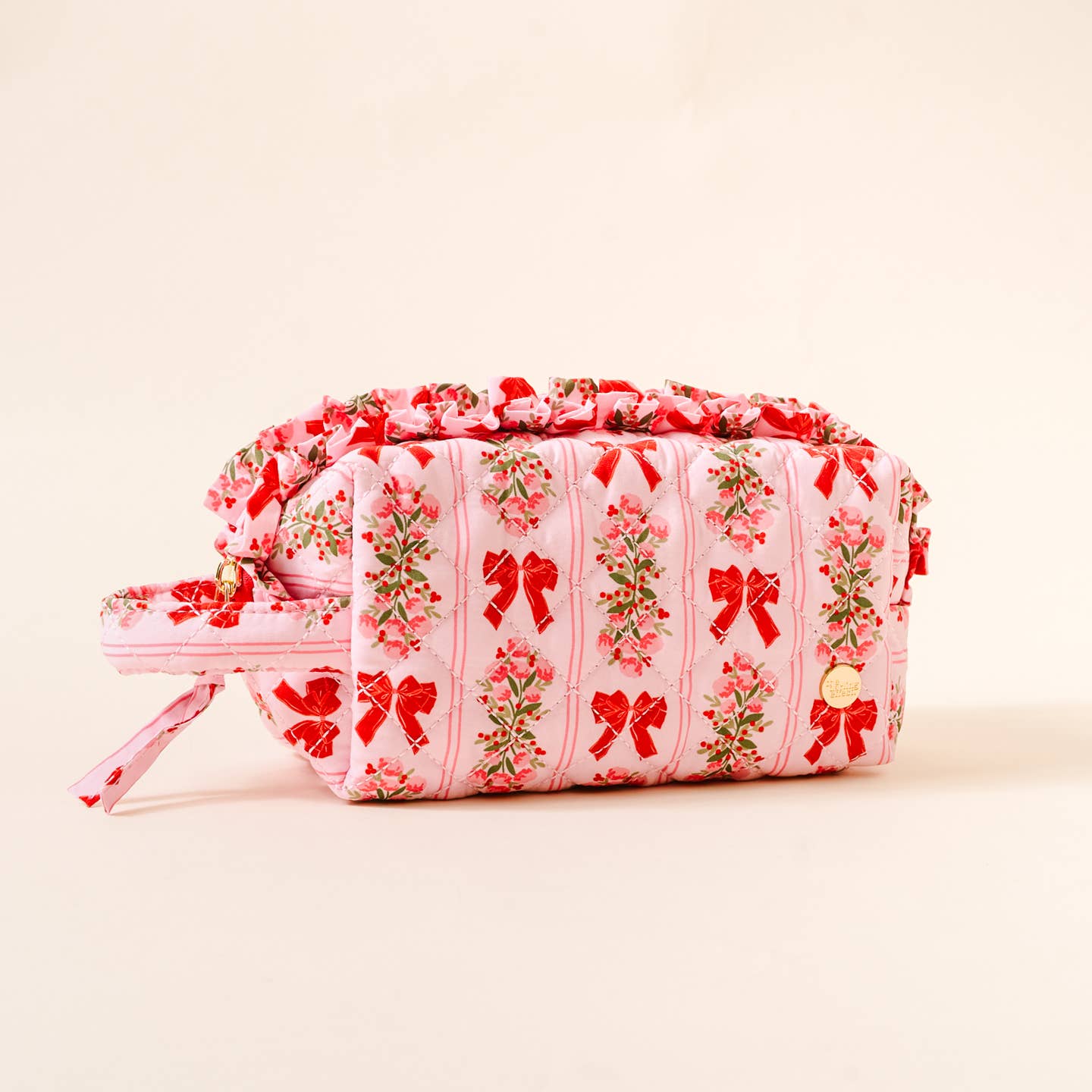 Quilted Cosmetic Pouch - So Merry