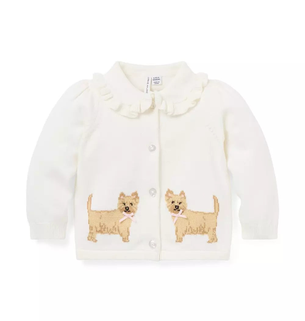 Ivory Baby Dog Cardigan