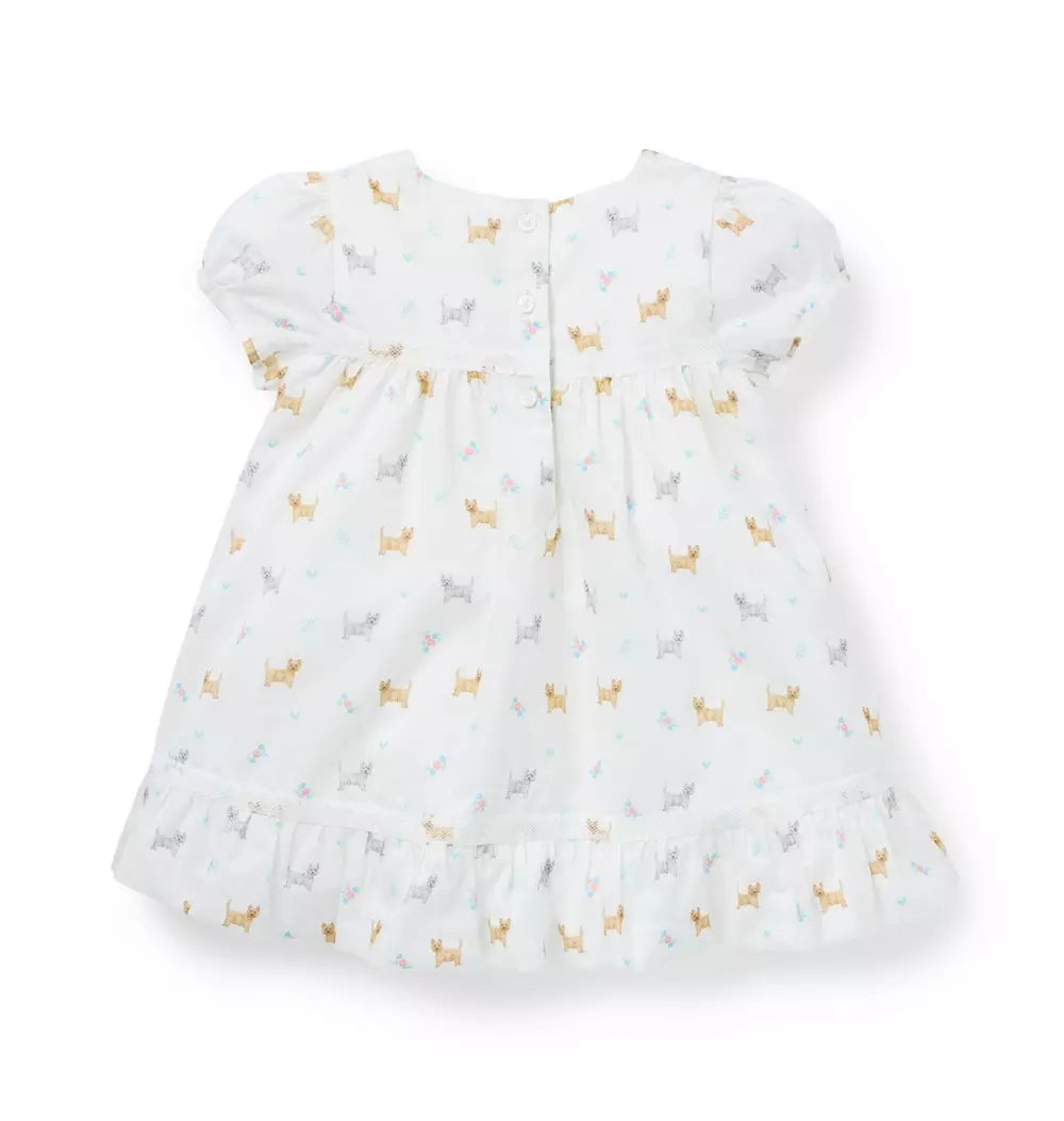 Baby Dog Friends Lace Trim Dress