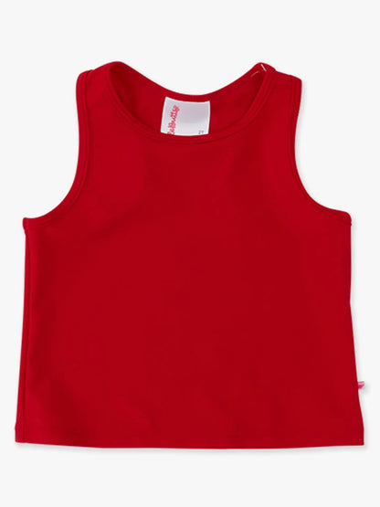 Girls Red Active Tank
