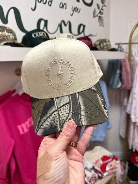 Strong as a Mother Camo Hat
