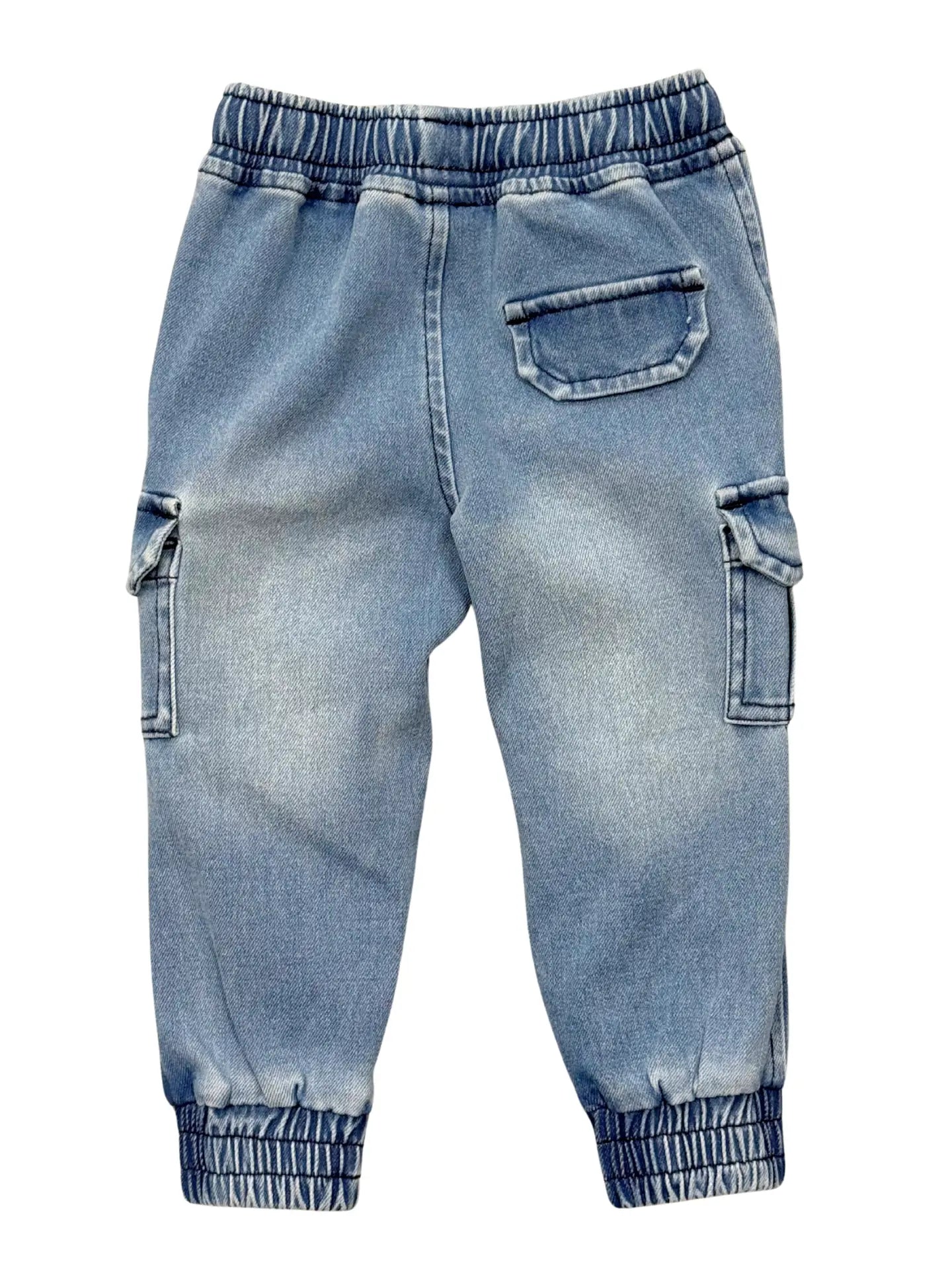 Boy's Denim Jogger -Blue Wash