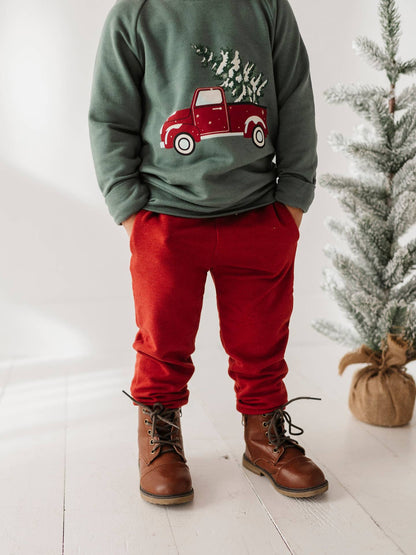 Berry Red Jogger