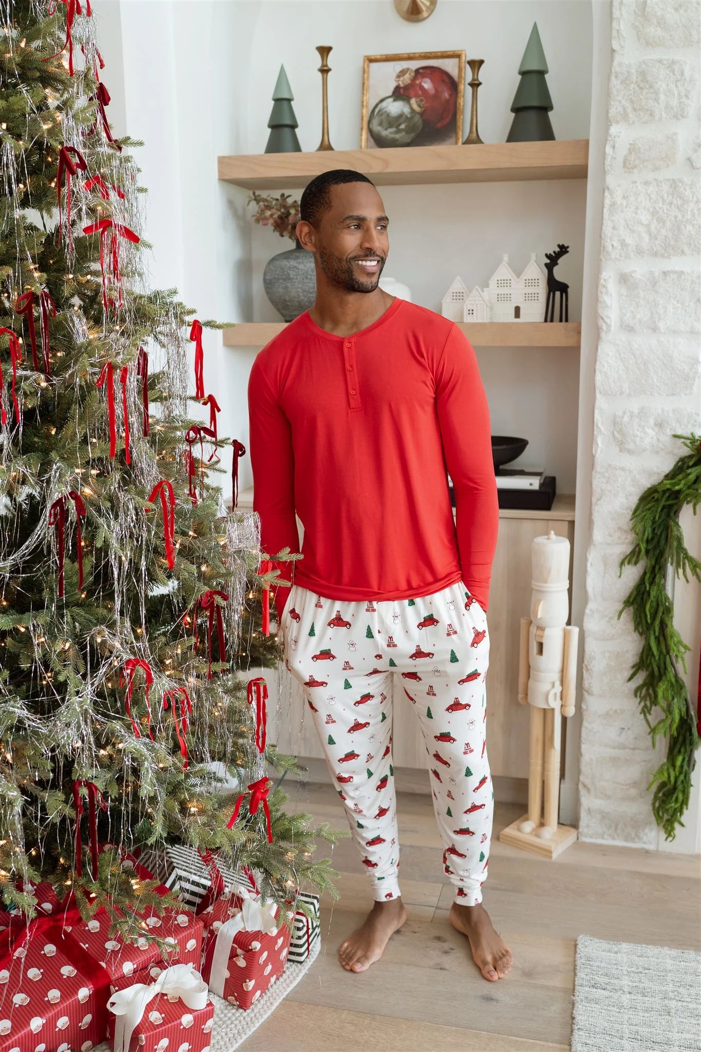 Red Holly Jolly Cruiser Men's Jogger