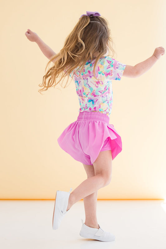 Pink ButterFly Shorts