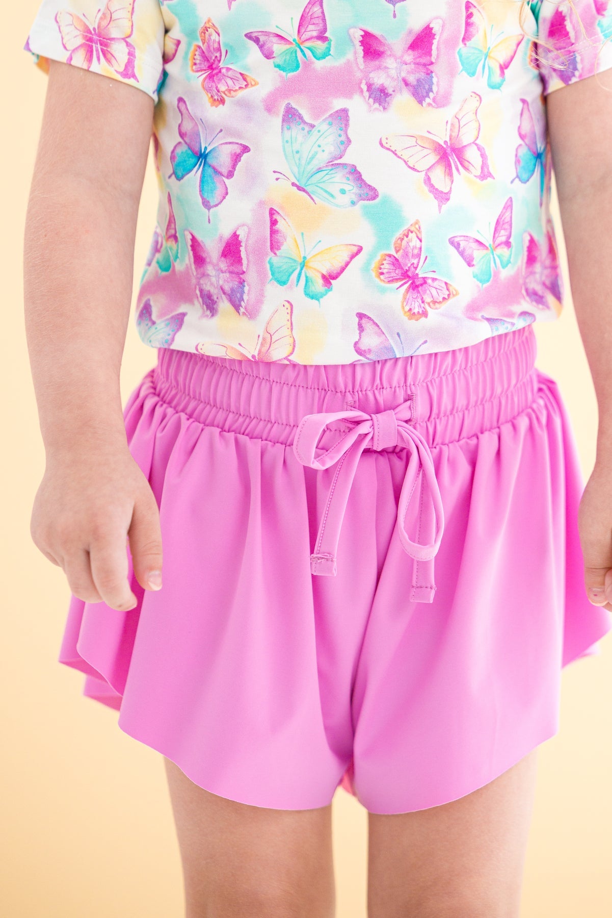 Pink ButterFly Shorts