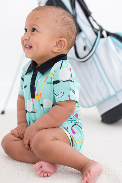 Scottie Polo Shortie Romper