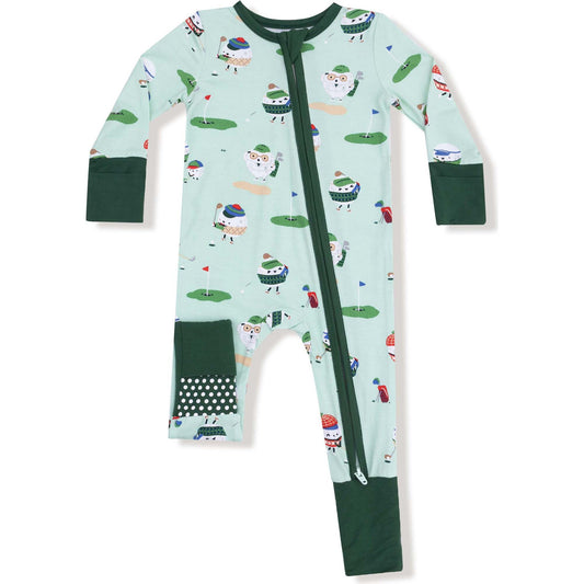 Golf Pros - Green -  Zip Romper