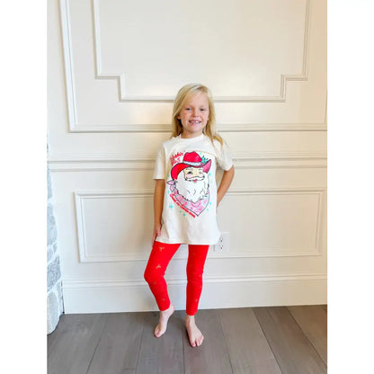 Western Santa Tee- Youth
