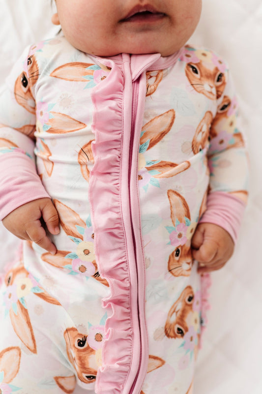 Blossom Bunny Ruffle Convertible Romper