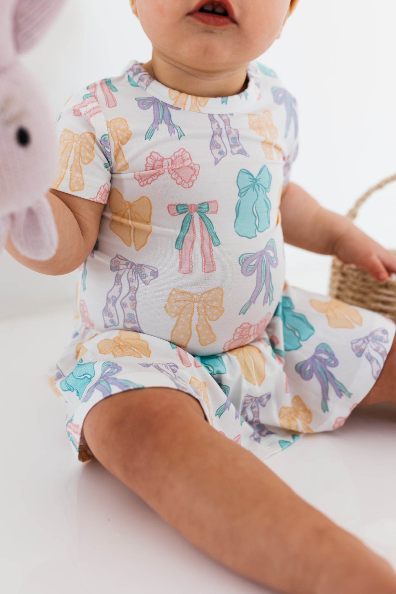 Easter Bows Short Sleeve Bodysuit