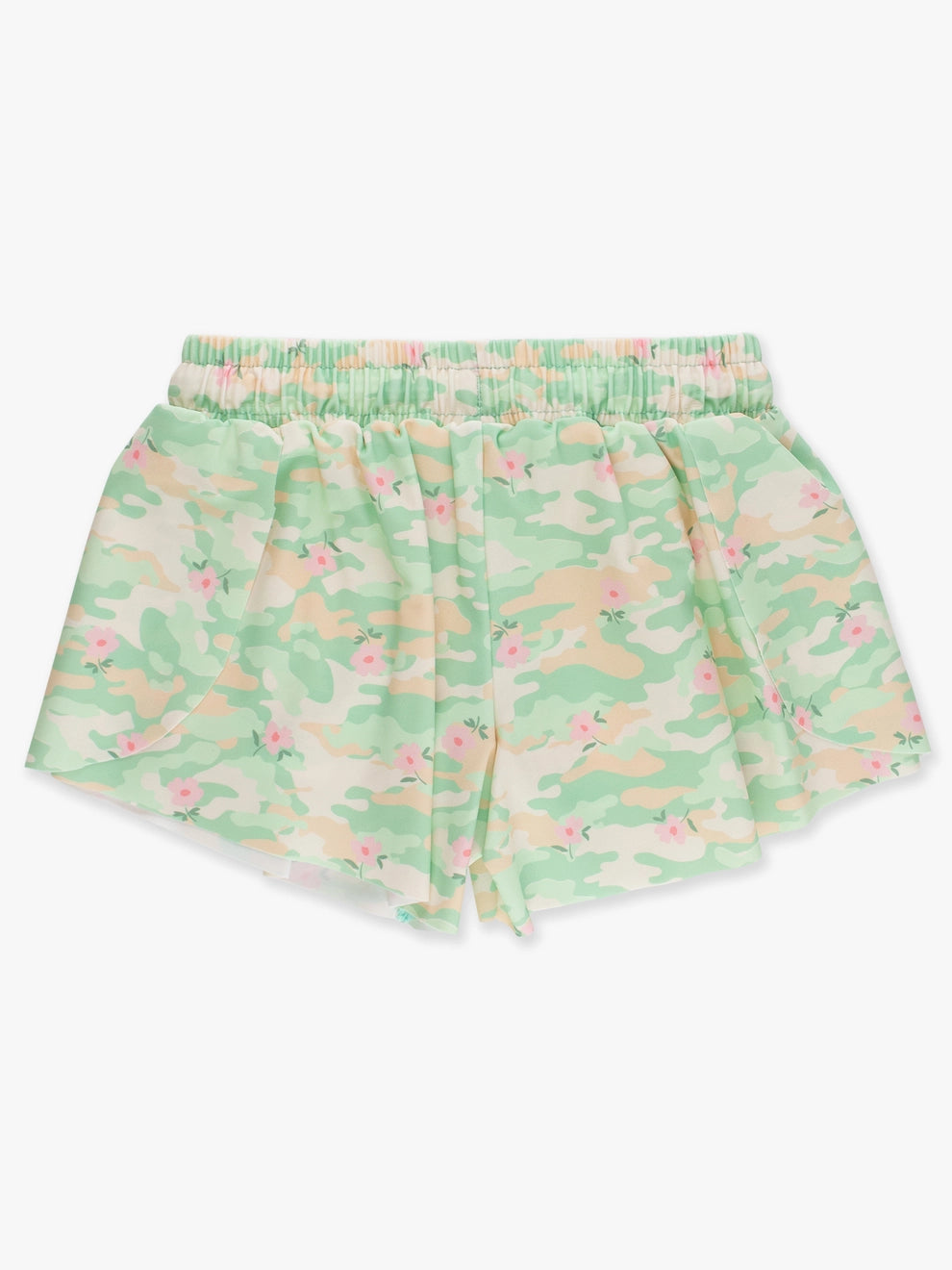Sage Blossom Camo Butterfly Shorts